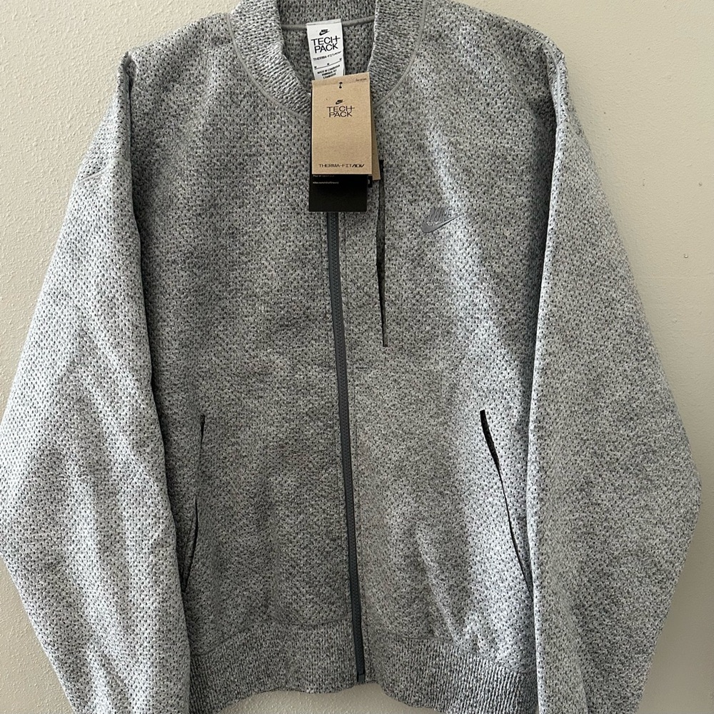 Nike Tech Pack Therma Fit Adv Forward Bomber Jacket Gray DQ4268-077 Men’s Size M